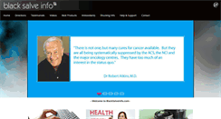 Desktop Screenshot of blacksalveinfo.com